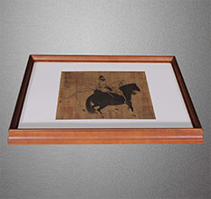 双柏书画装裱配框服务案例